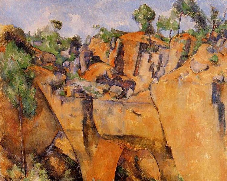 Paul Cezanne The Bibemus Quarry oil painting image